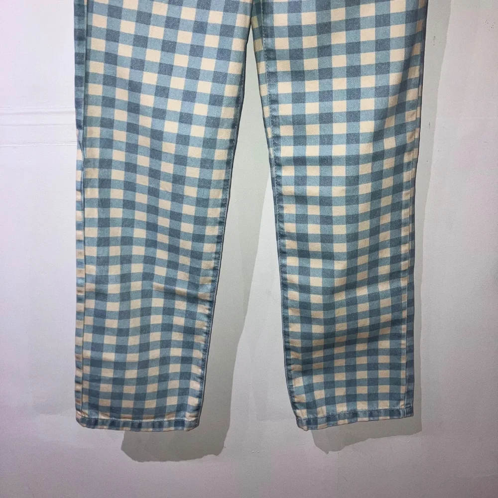 Kickers cream and blue denim jeans - Picture 2 of 6